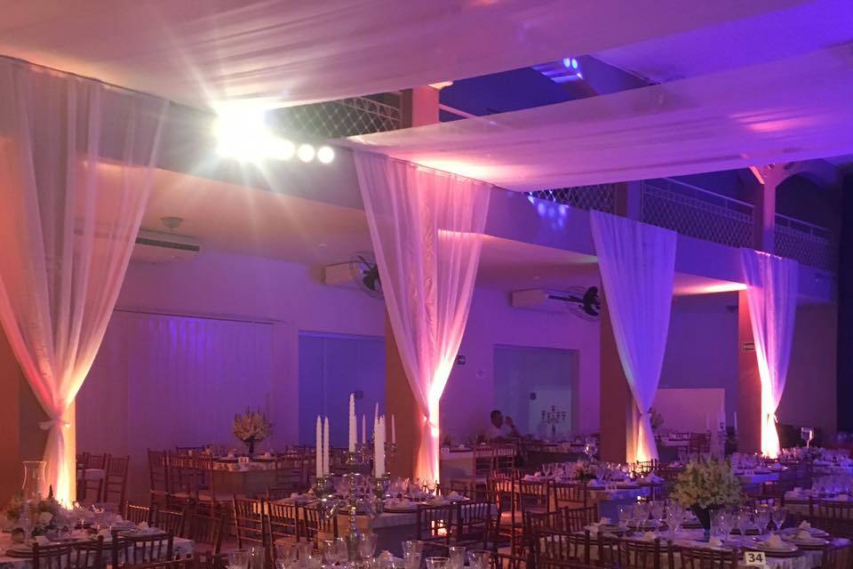 Iluminação decorativa para festas